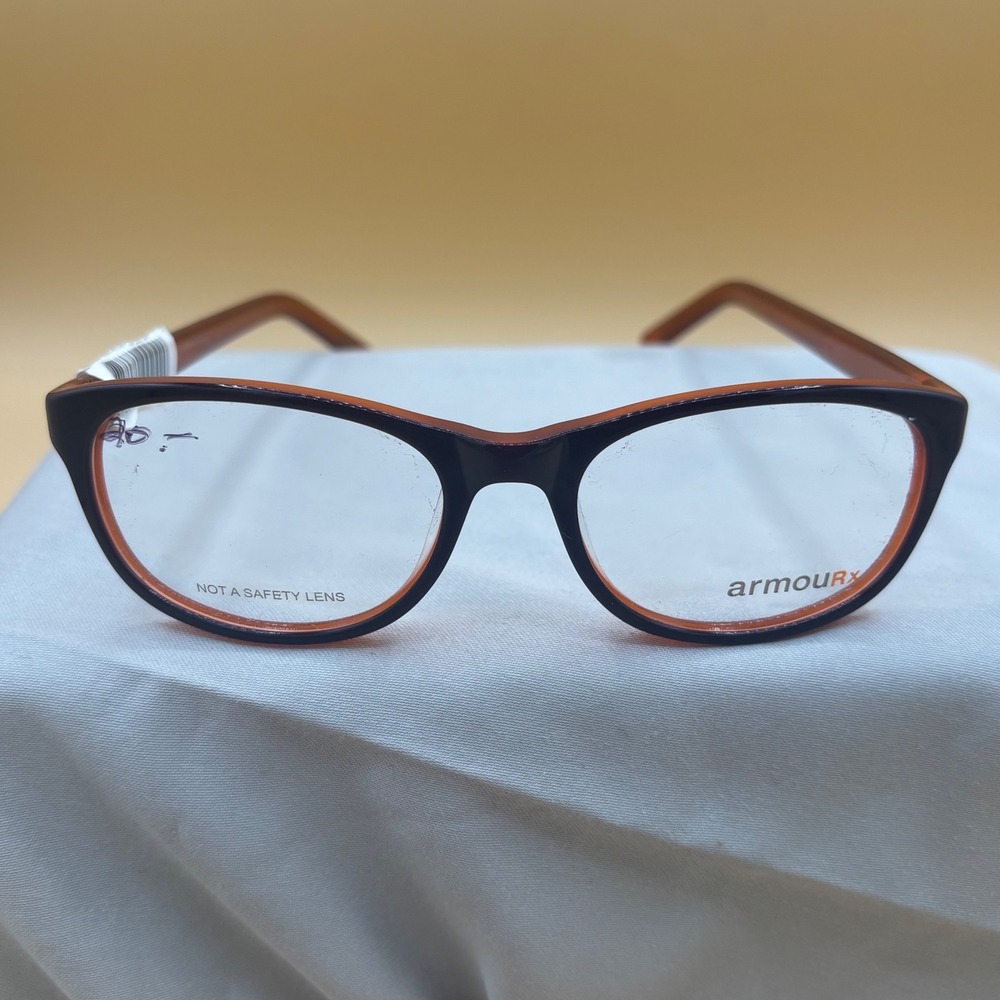 Armourx Eyewear Frames Women 138 Brown Orange New Dark Academia